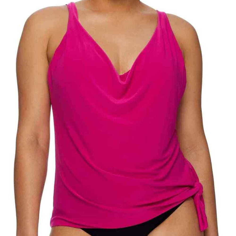 Magicsuit NWT Winnie Tankini Top Ruby Size 10 Underwire Bra Adjustable Strap